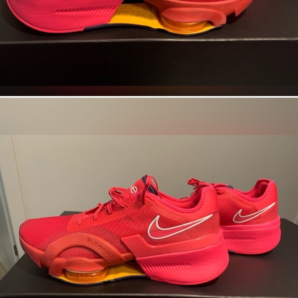 Nike Pink and Yellow Sneakers
